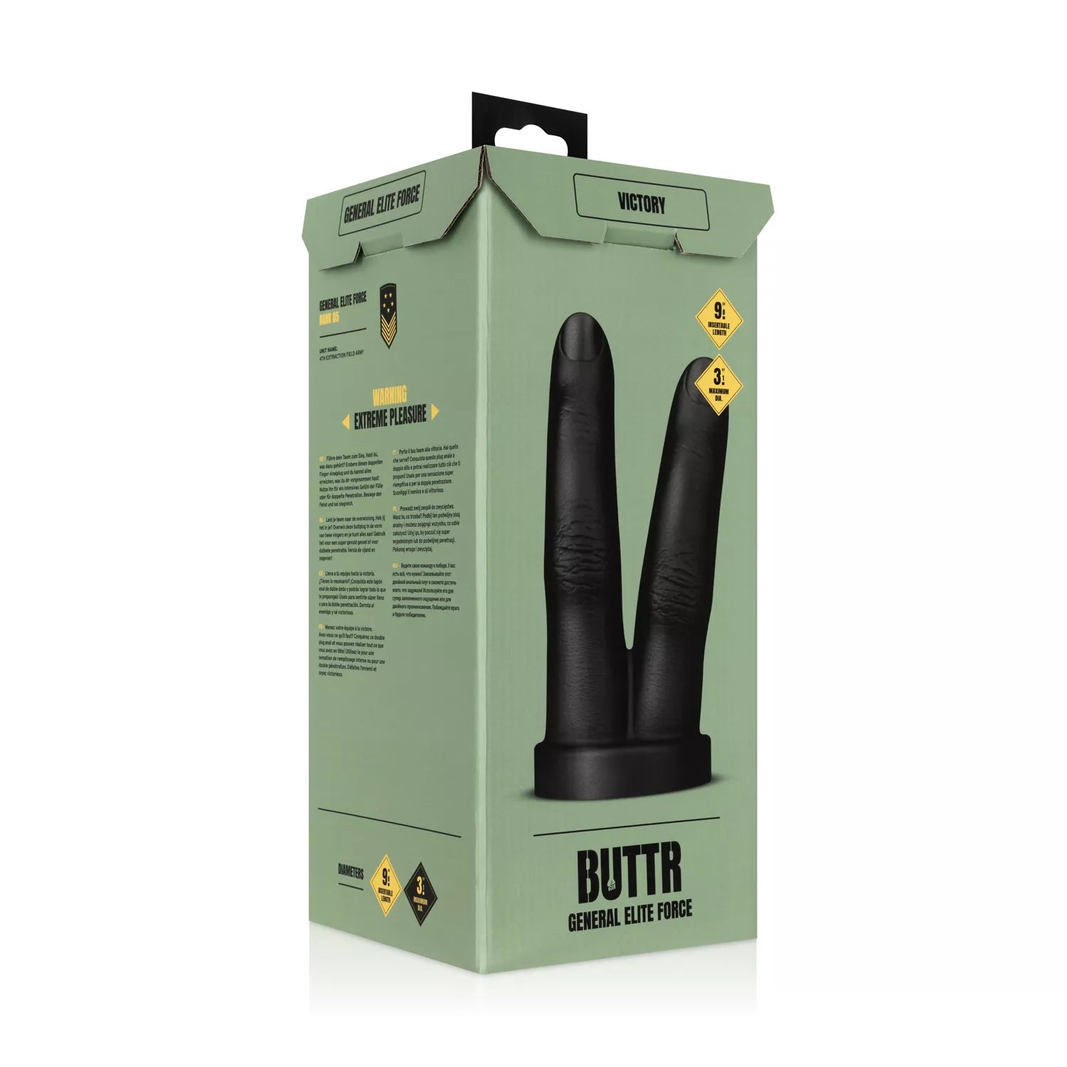 Victory, le double plug anal doigts de BUTTR