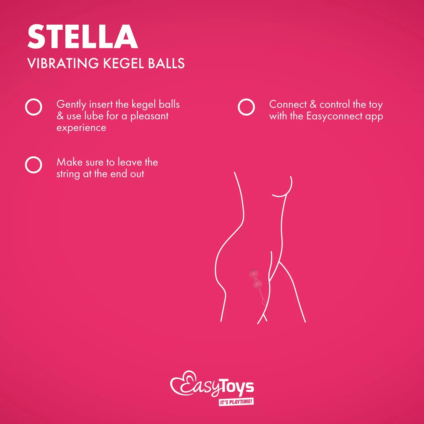 Boules de Kegel vibrantes Stella avec application