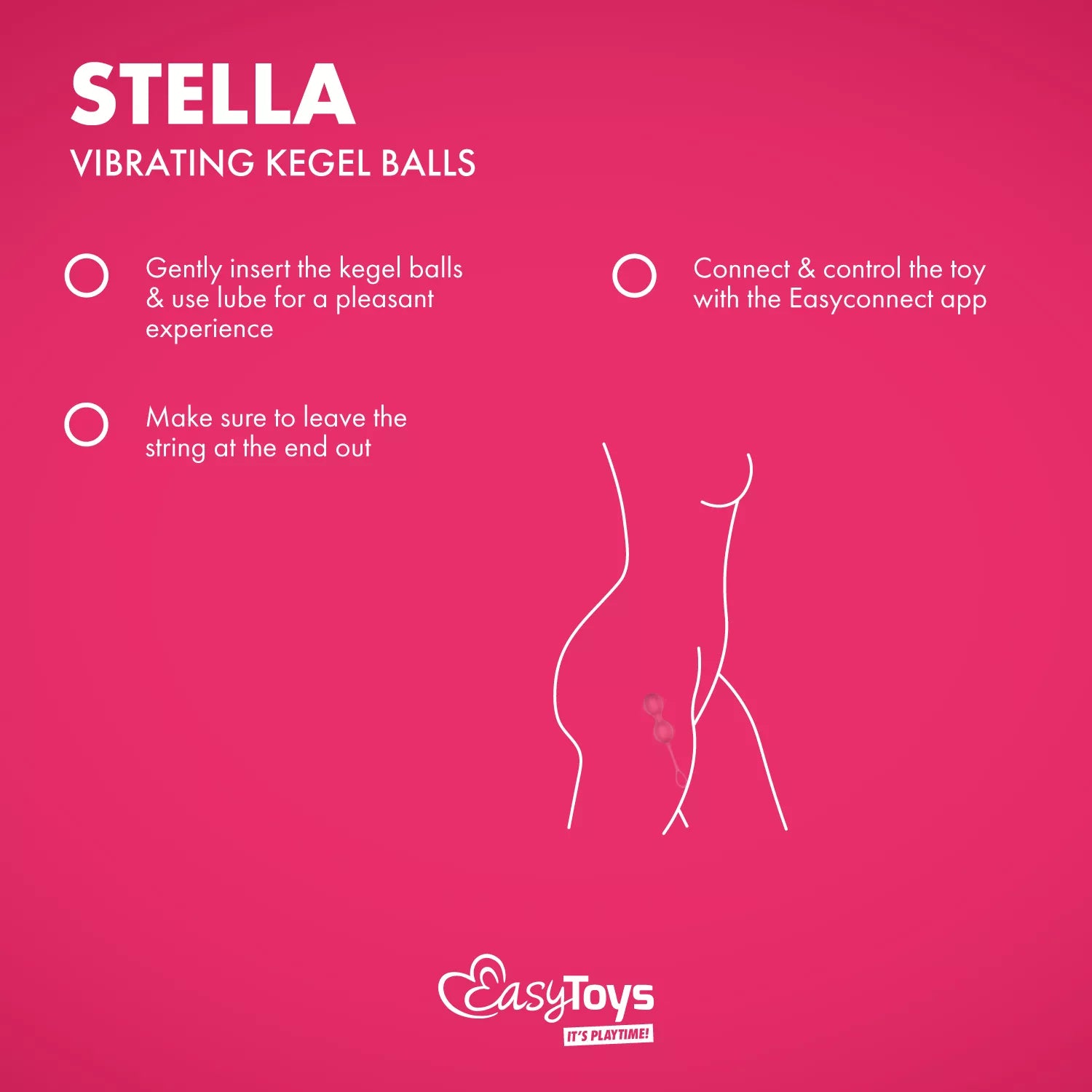 Boules de Kegel vibrantes Stella avec application