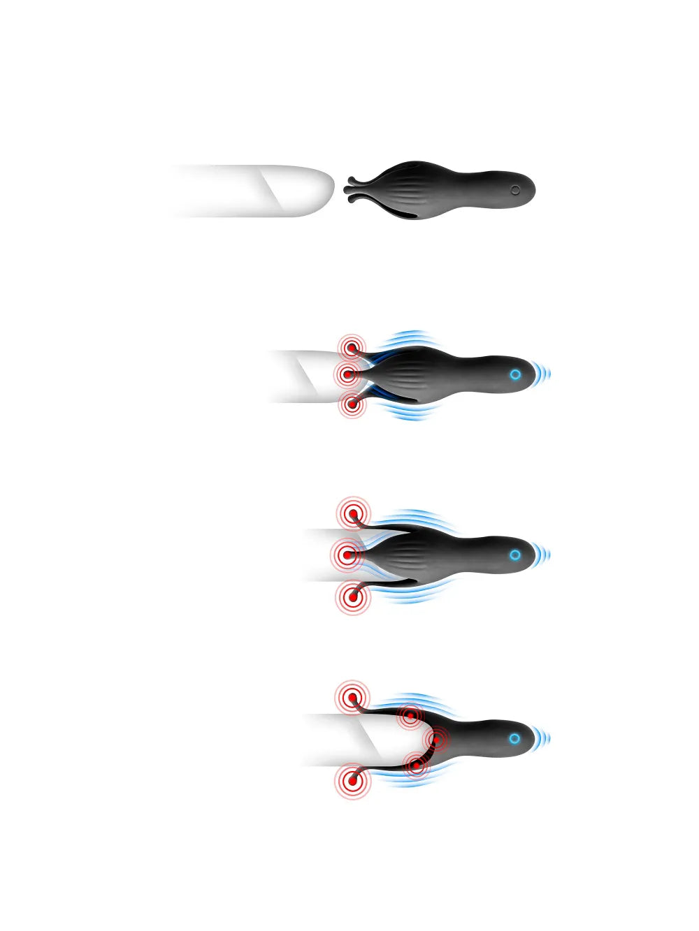 Stimulateur de gland vibrant