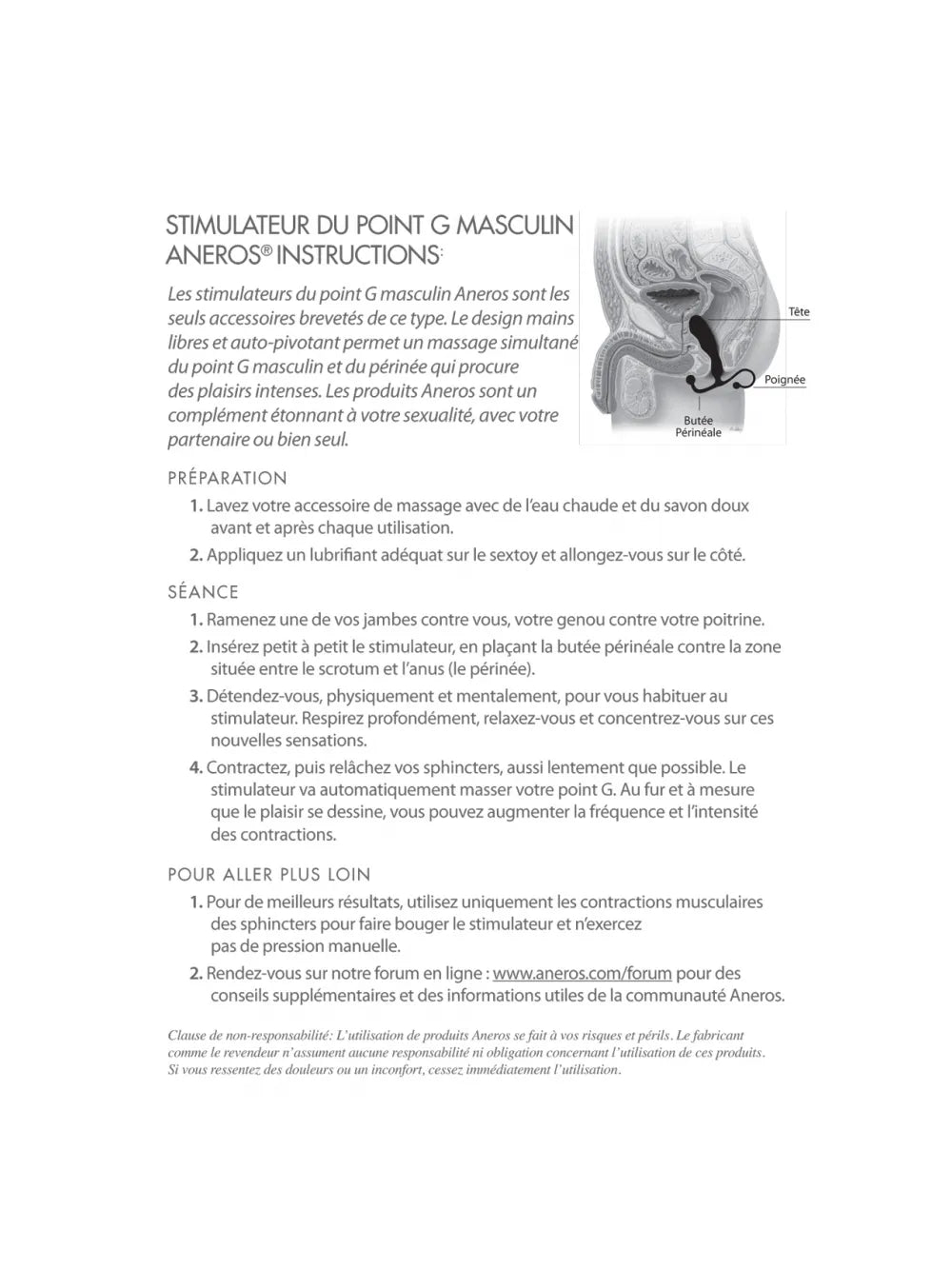Progasm JR, le stimulateur prostatique