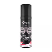 Gel excitant embrassable Dual Vibe à la fraise