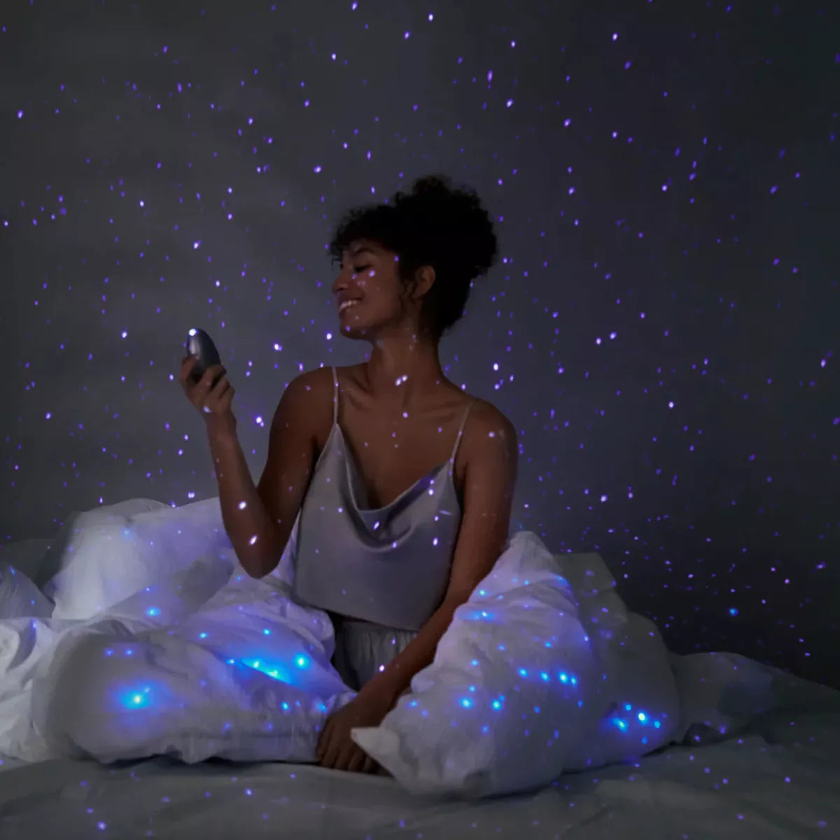 Pulse Galaxie, stimulateur connecté avec projecteur d'étoiles
