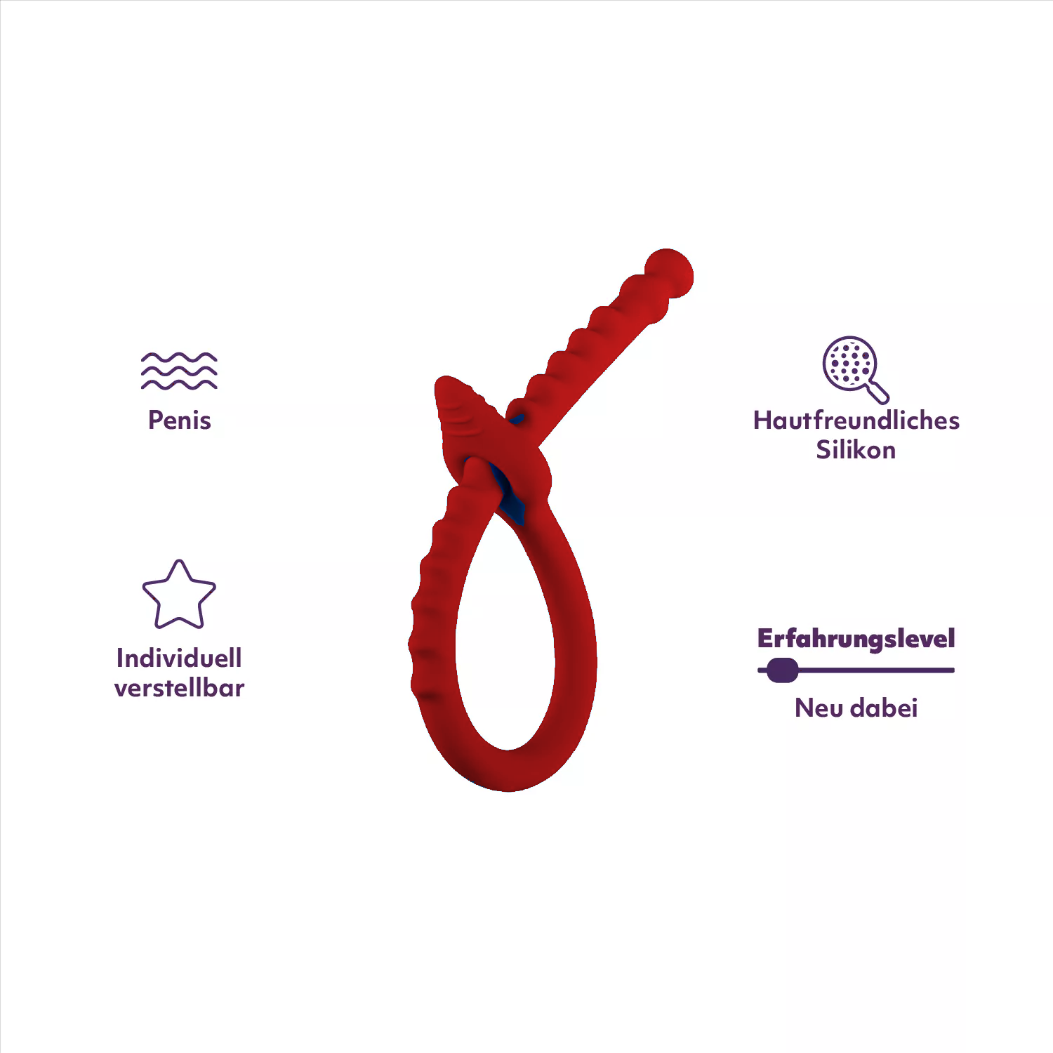Sway, le cockring silicone ajustable par Amorelie Joy