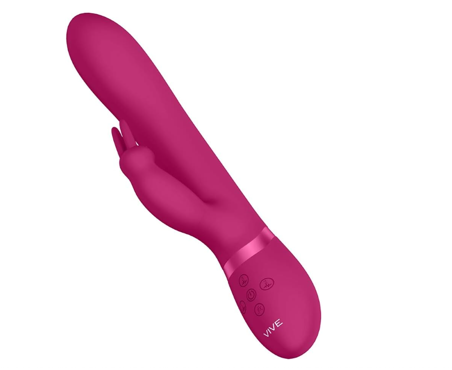 Vibromasseur rabbit à billes stimulantes, Amoris