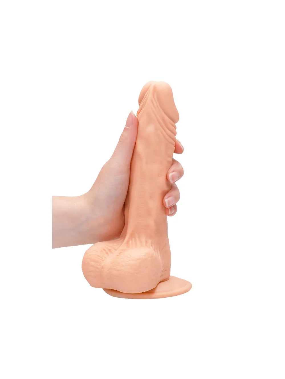 Godemichet réaliste avec testicules 21,5 cm