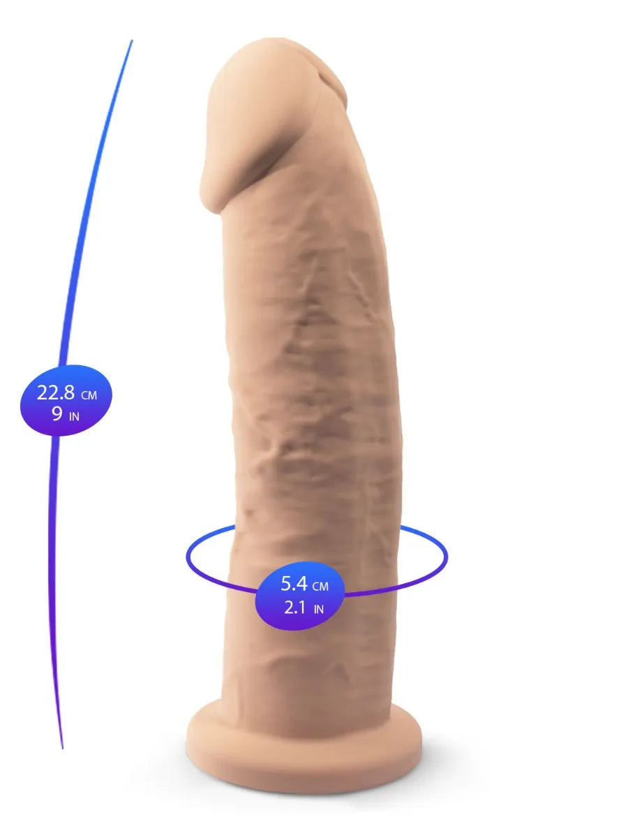 Gode Ventouse thermoréactif 22,9 cm Model 2