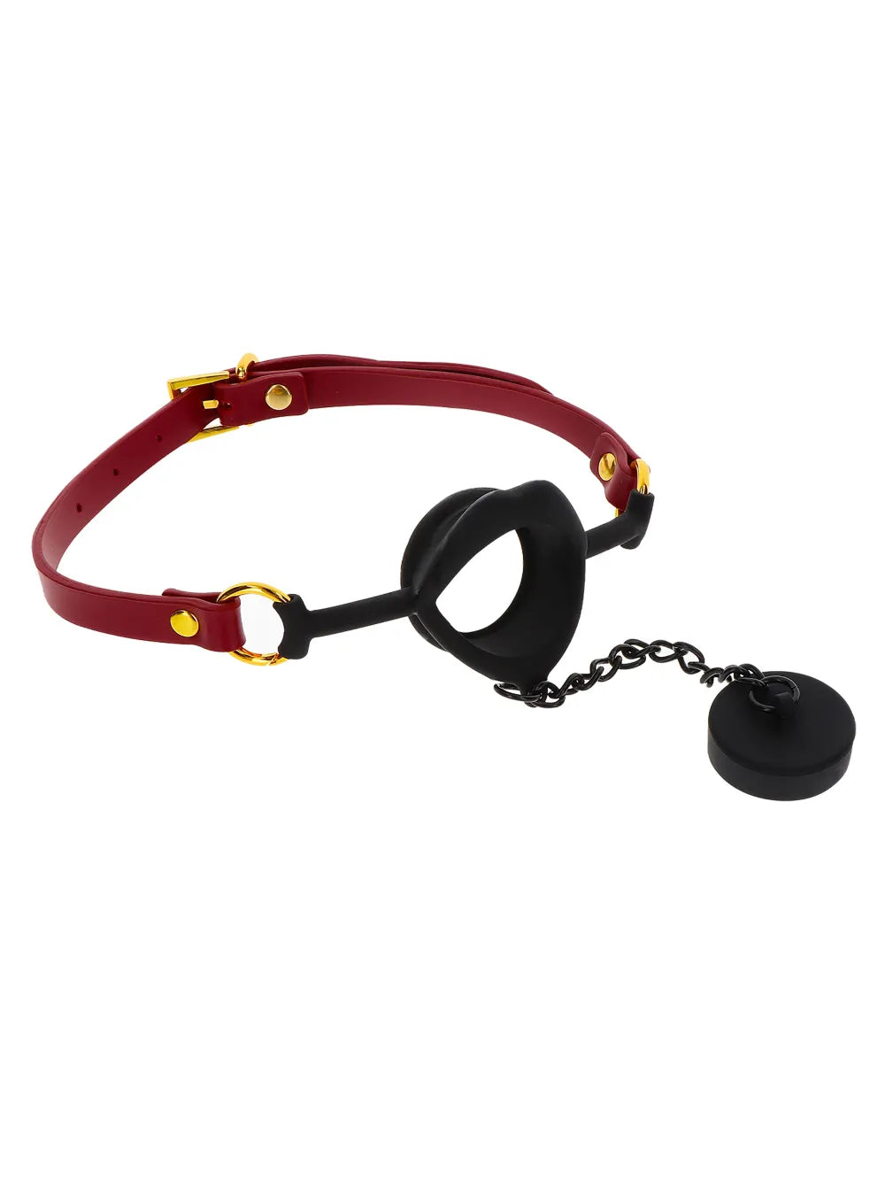 Bâillon anneau avec bouchon Bondage in Luxury