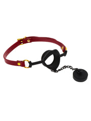 Bâillon anneau avec bouchon Bondage in Luxury