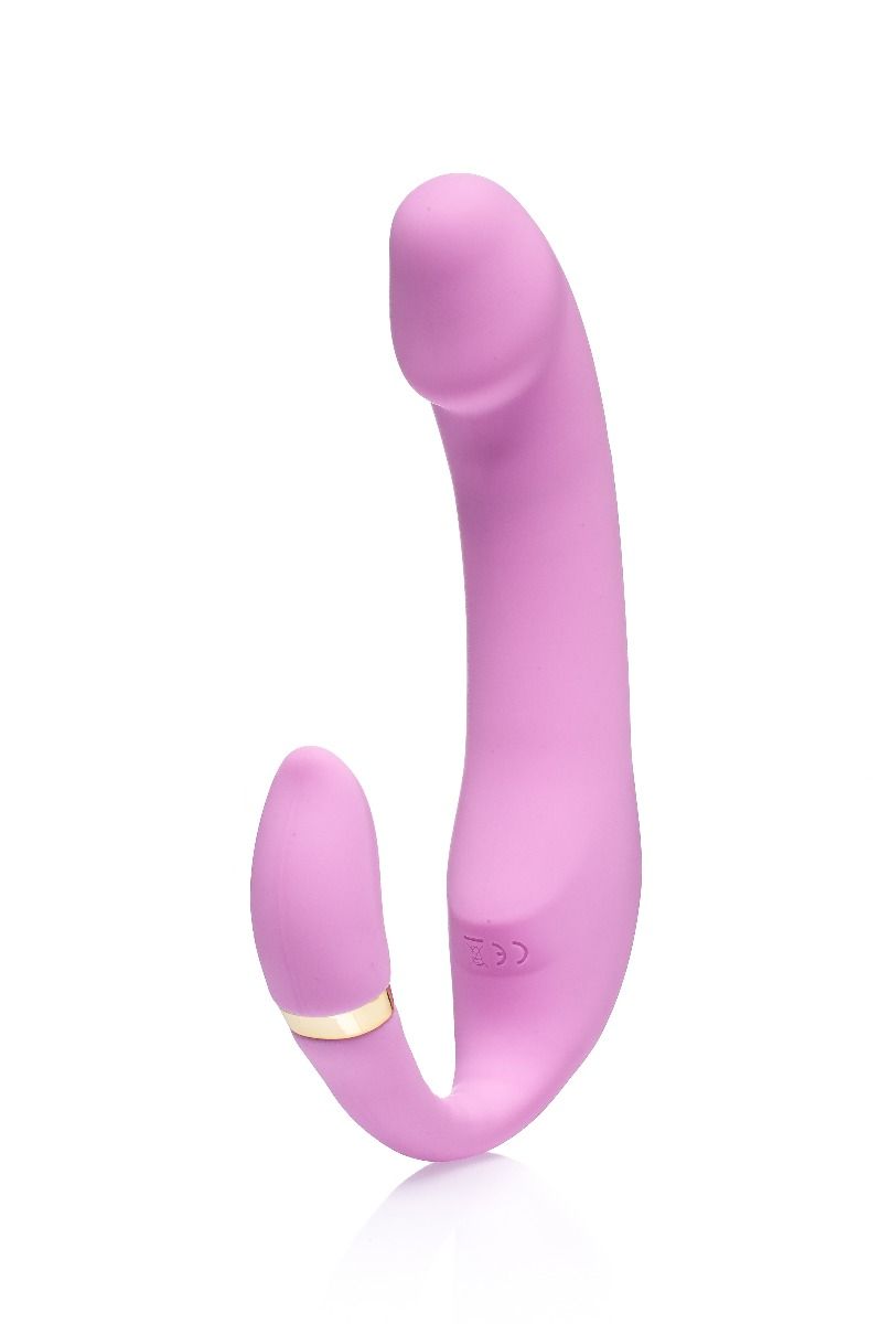 Vibrateur Strapless avec Fonction Chauffante et Tapping