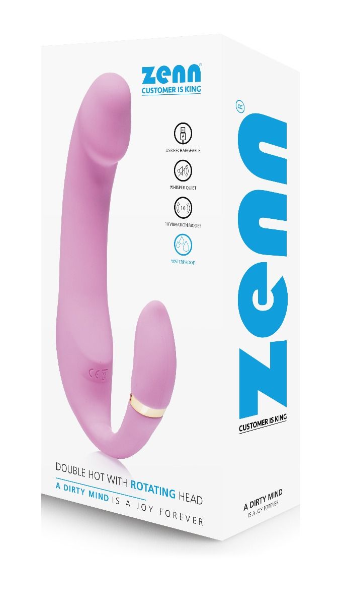 Vibrateur Strapless avec Fonction Chauffante et Tapping