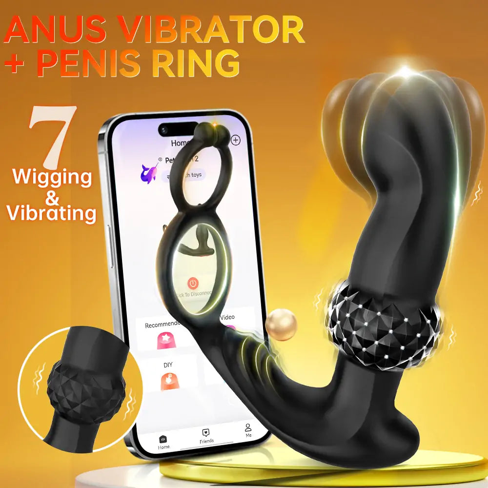 3-in-1 Prostate & Cock Ring Vibrator, le stimulateur prostatique de Anesidora