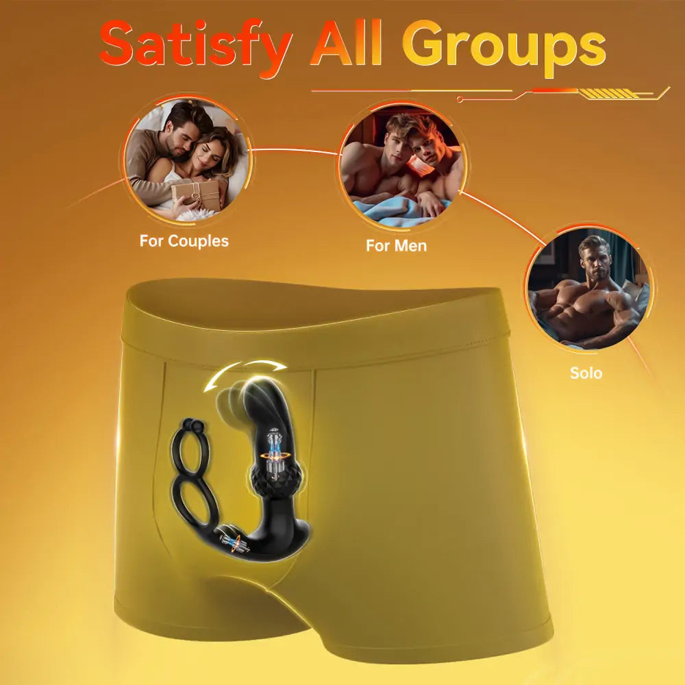 3-in-1 Prostate & Cock Ring Vibrator, le stimulateur prostatique de Anesidora