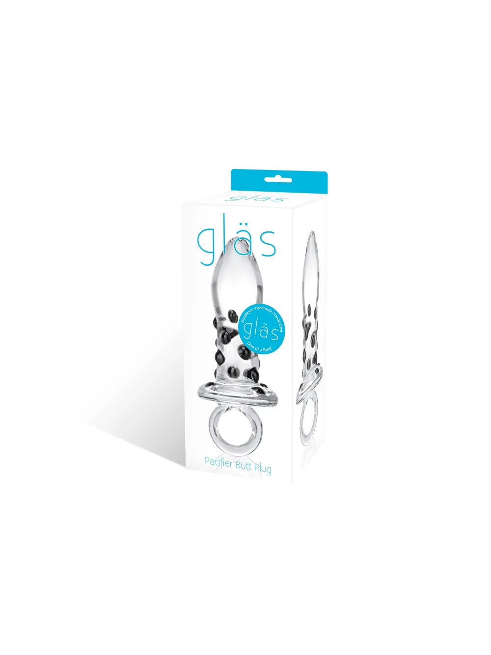 Pacifier juicer, le plug en verre