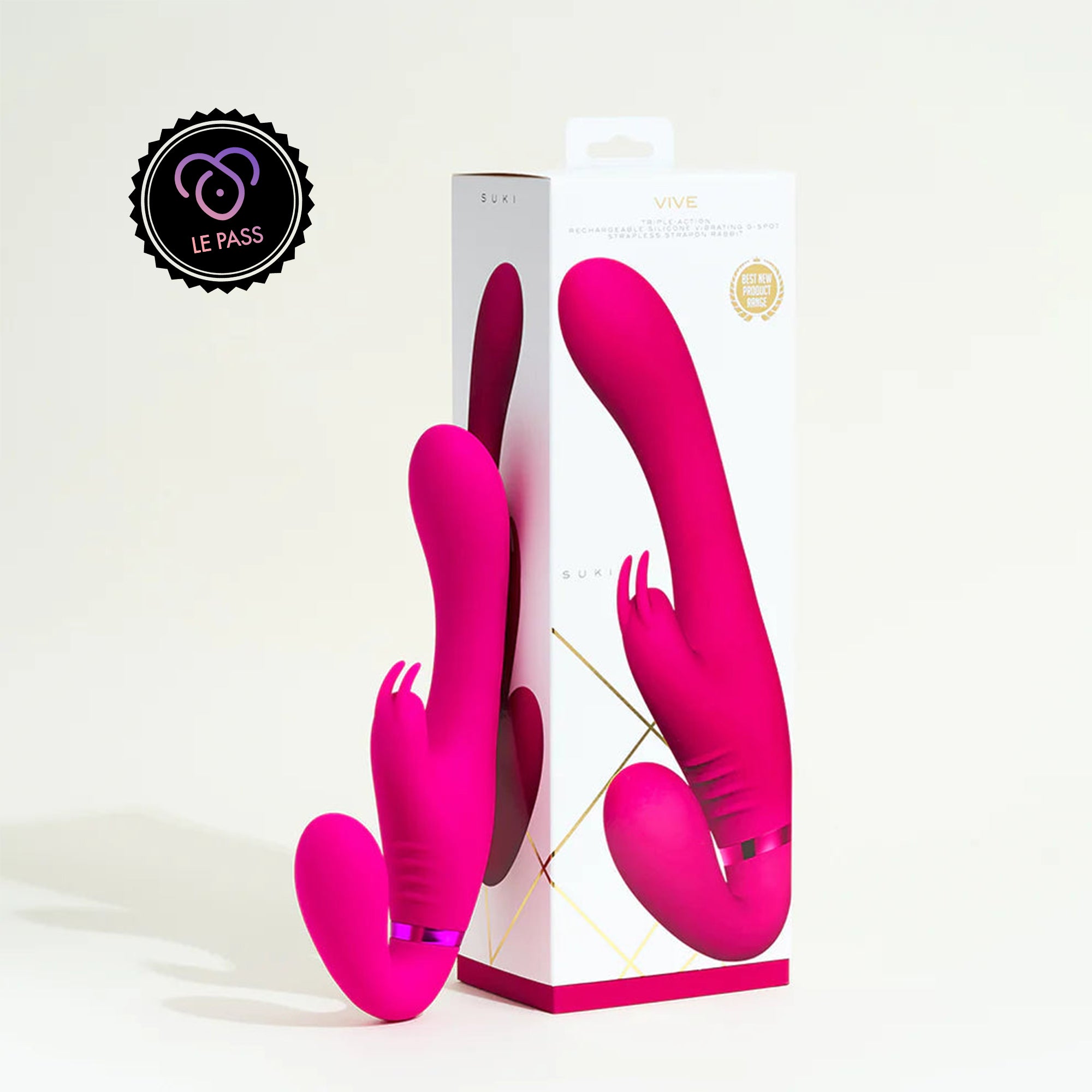 Suki, le strapless avec stimulation clitoris rabbit - PASS
