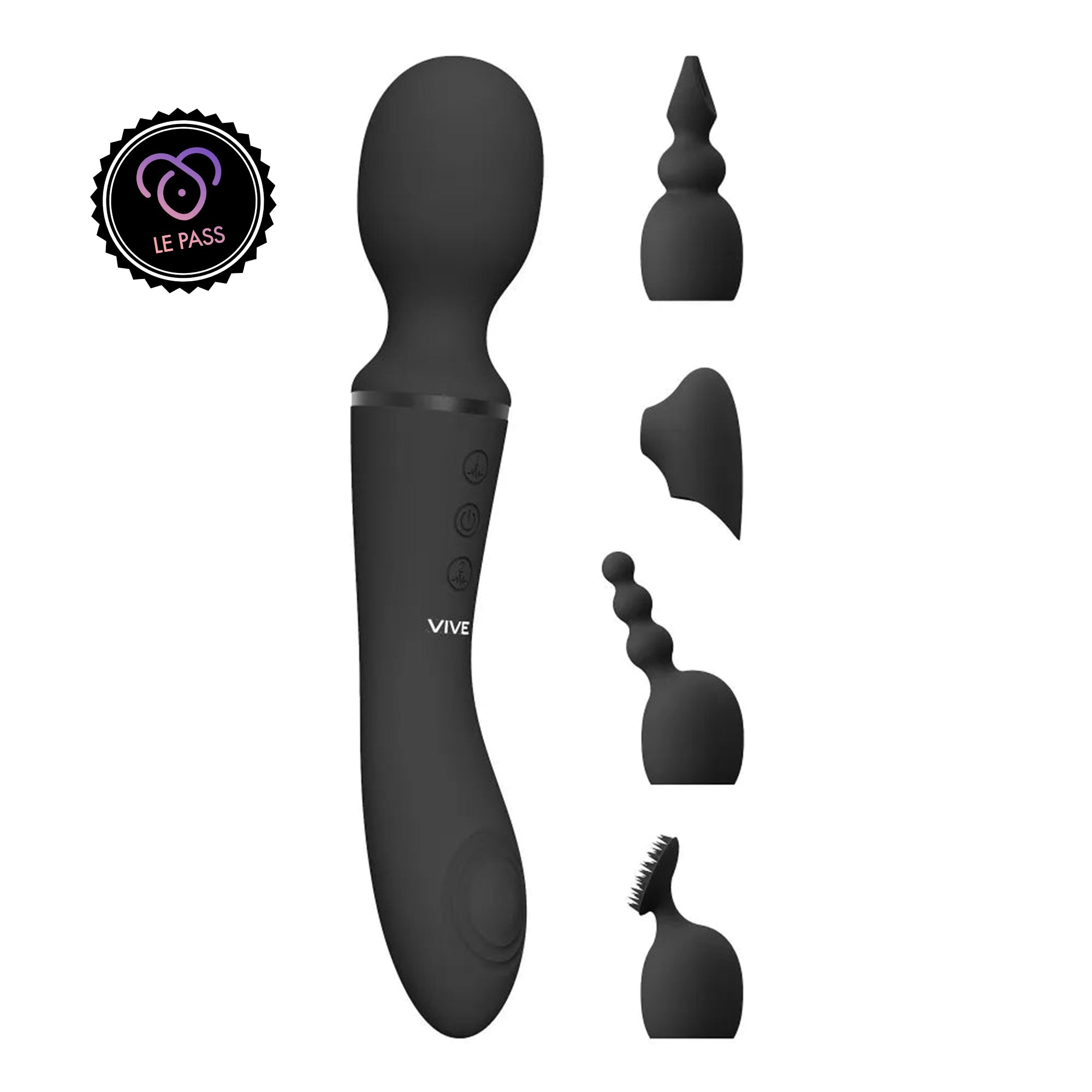 Vibro Wand avec embouts, le Nami - PASS