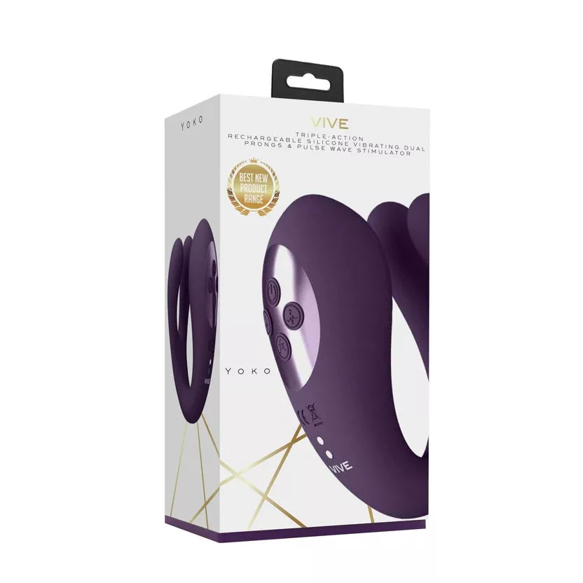 Stimulateur triple action avec tapotement clitoris, le Yoko