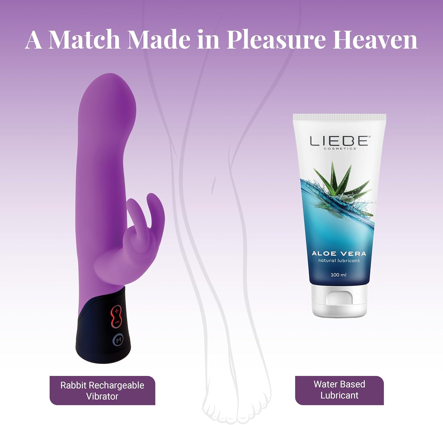 Vibromasseur Rabbit rechargeable violet