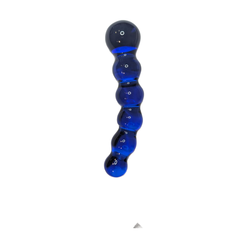 Gode progressif en verre bleu