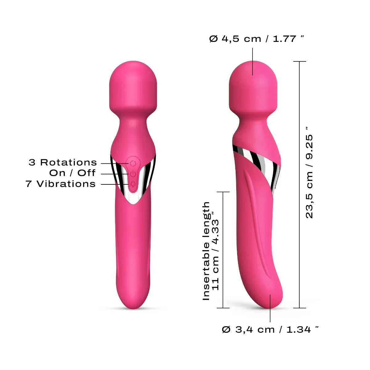 Dual orgasms, wand et vibromasseur