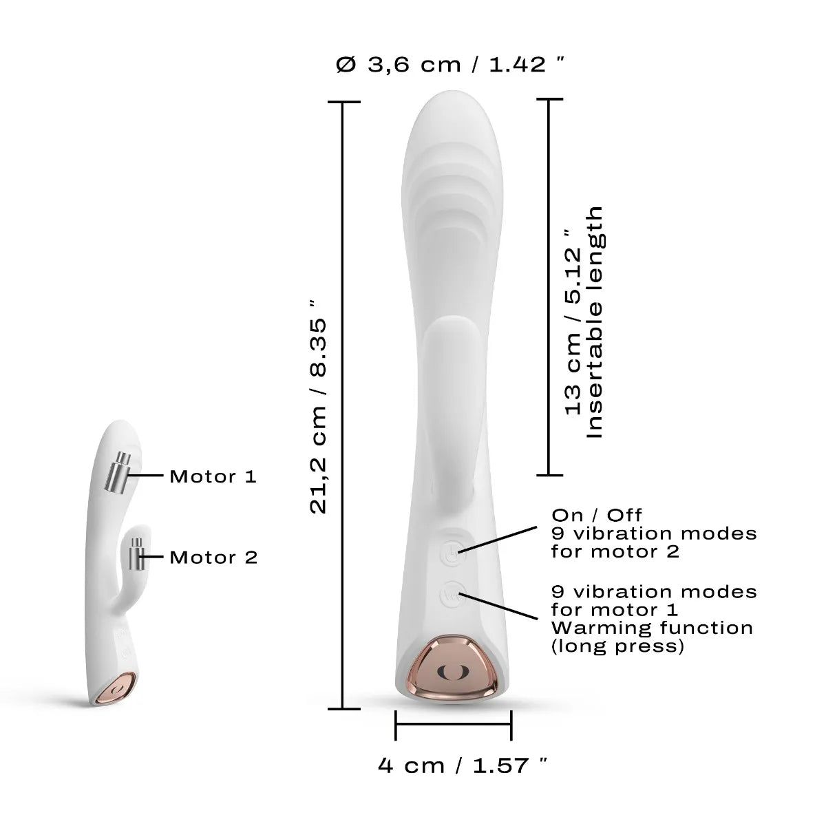 Flexi Rabbit, vibrant et chauffant