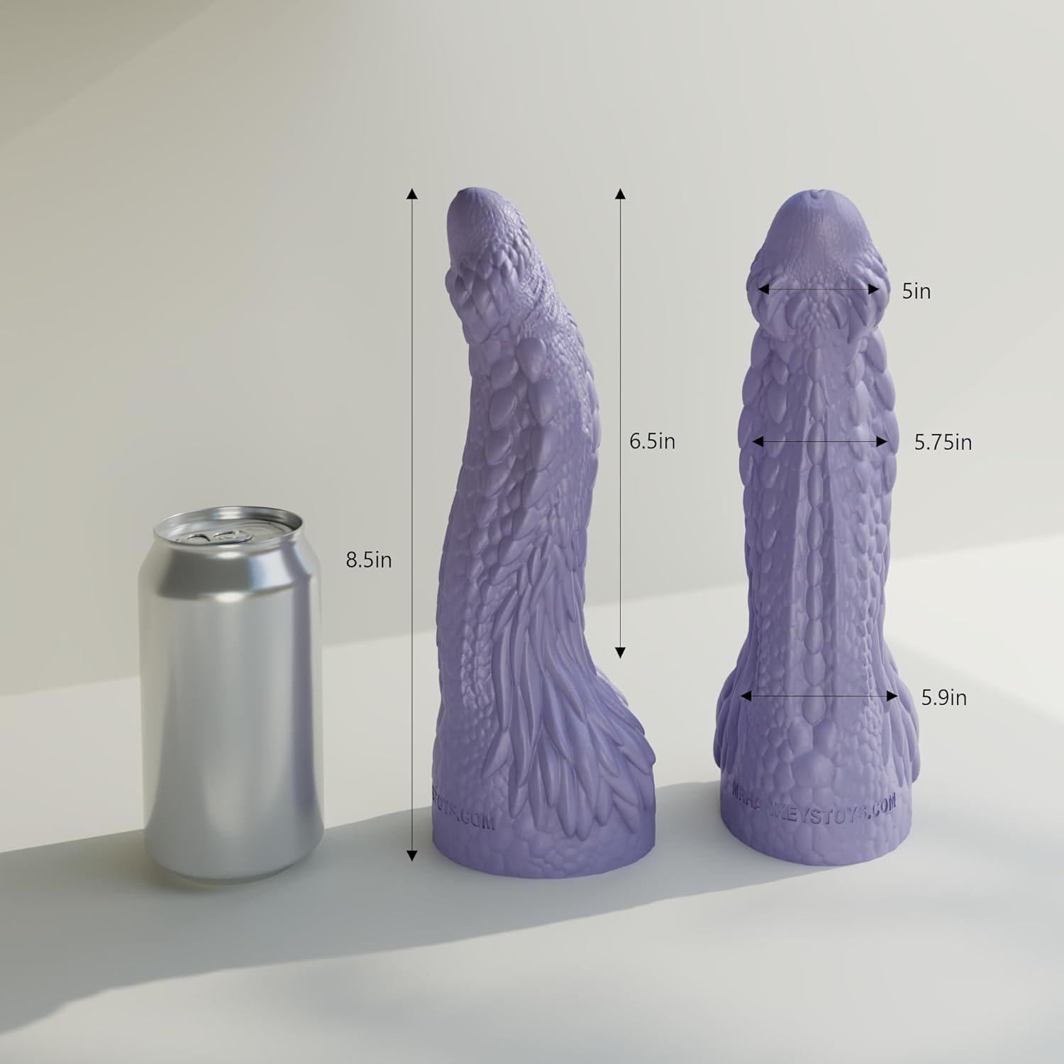 Gode "Dildos et Dragons" en silicone premium, taille XXXL