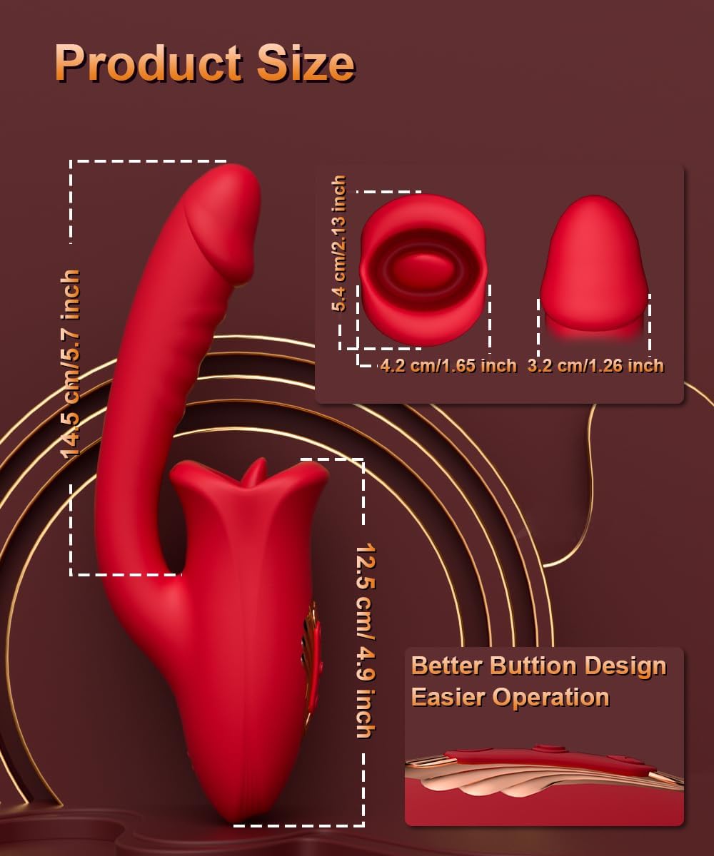 Vibro 2en1 avec bouche stimulante et gode vibrant