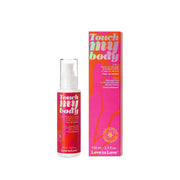 Touch my body, le massage et lubrifiant 2 en 1 à base silicone - Fleur de cerisier