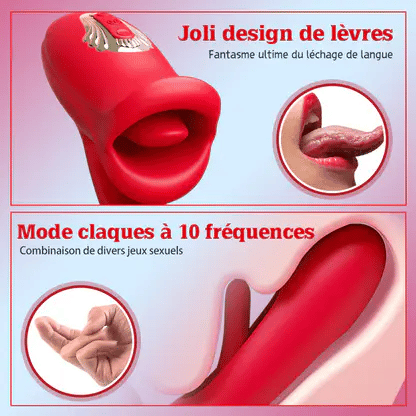 Bisou, le vibro Bouche clito et tapotement point G
