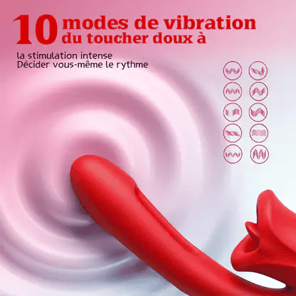 Bisou, le vibro Bouche clito et tapotement point G