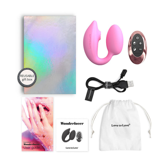 Wonderlover, l'œuf vibrant télécommandé avec stimulation clitoris