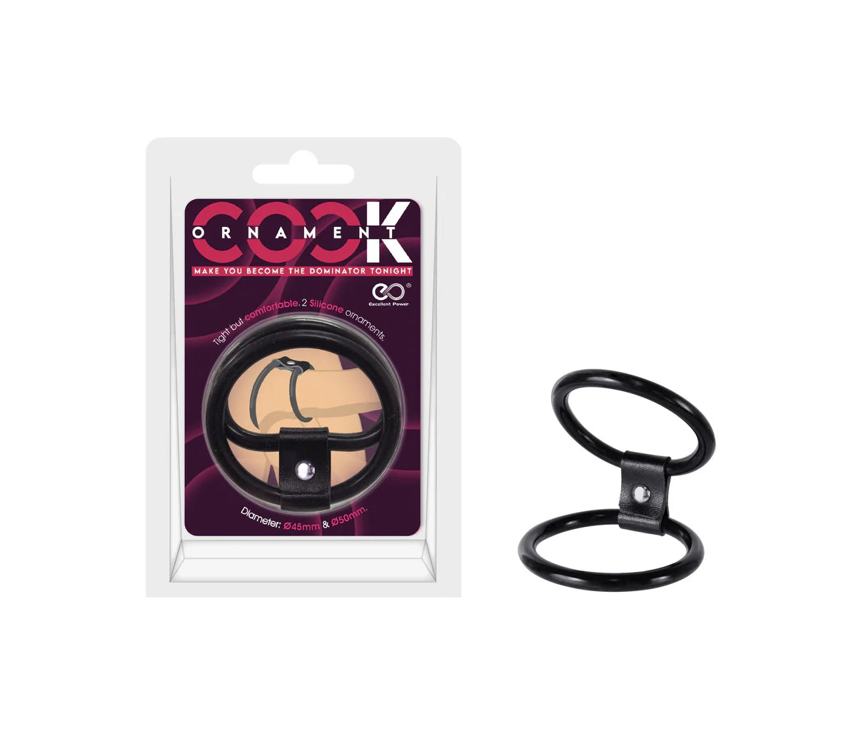 Cock Ornament, double anneau pénien