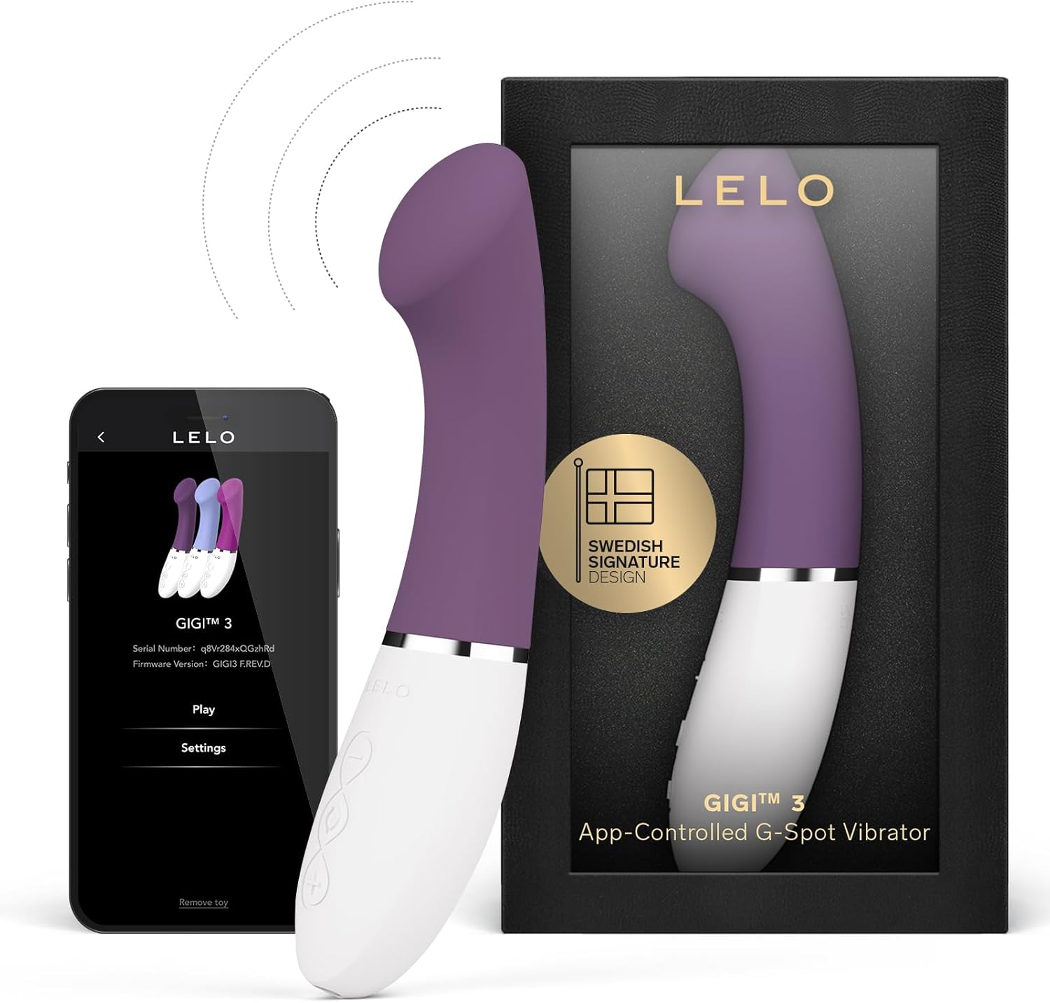 Vibro point G connecté Gigi 3 de Lelo