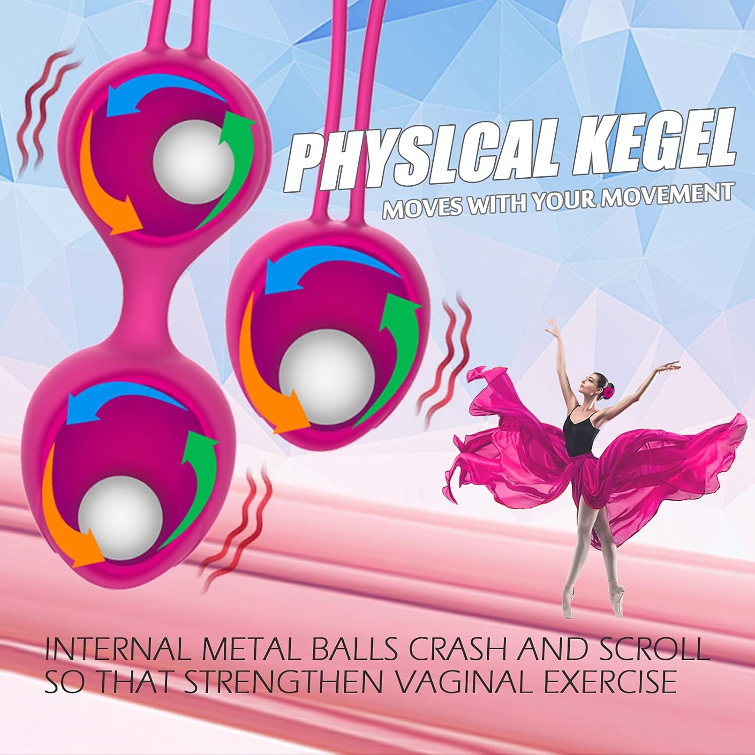 Set de boules de kegel silicone de Xocome