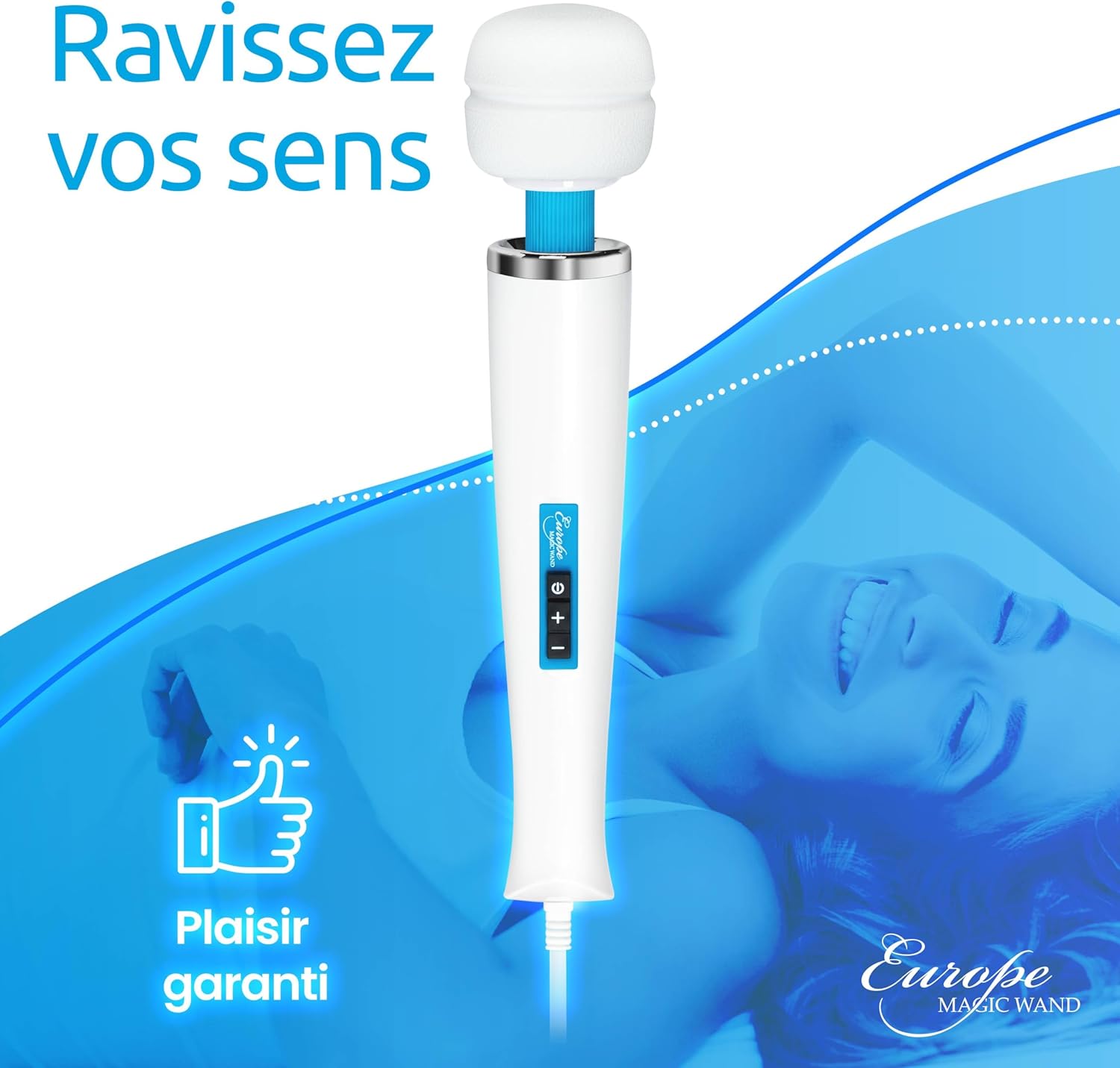 Europe - Vibromasseur filaire Magic Wand Rejouis Europe - Vibromasseur filaire Magic Wand Rejouis