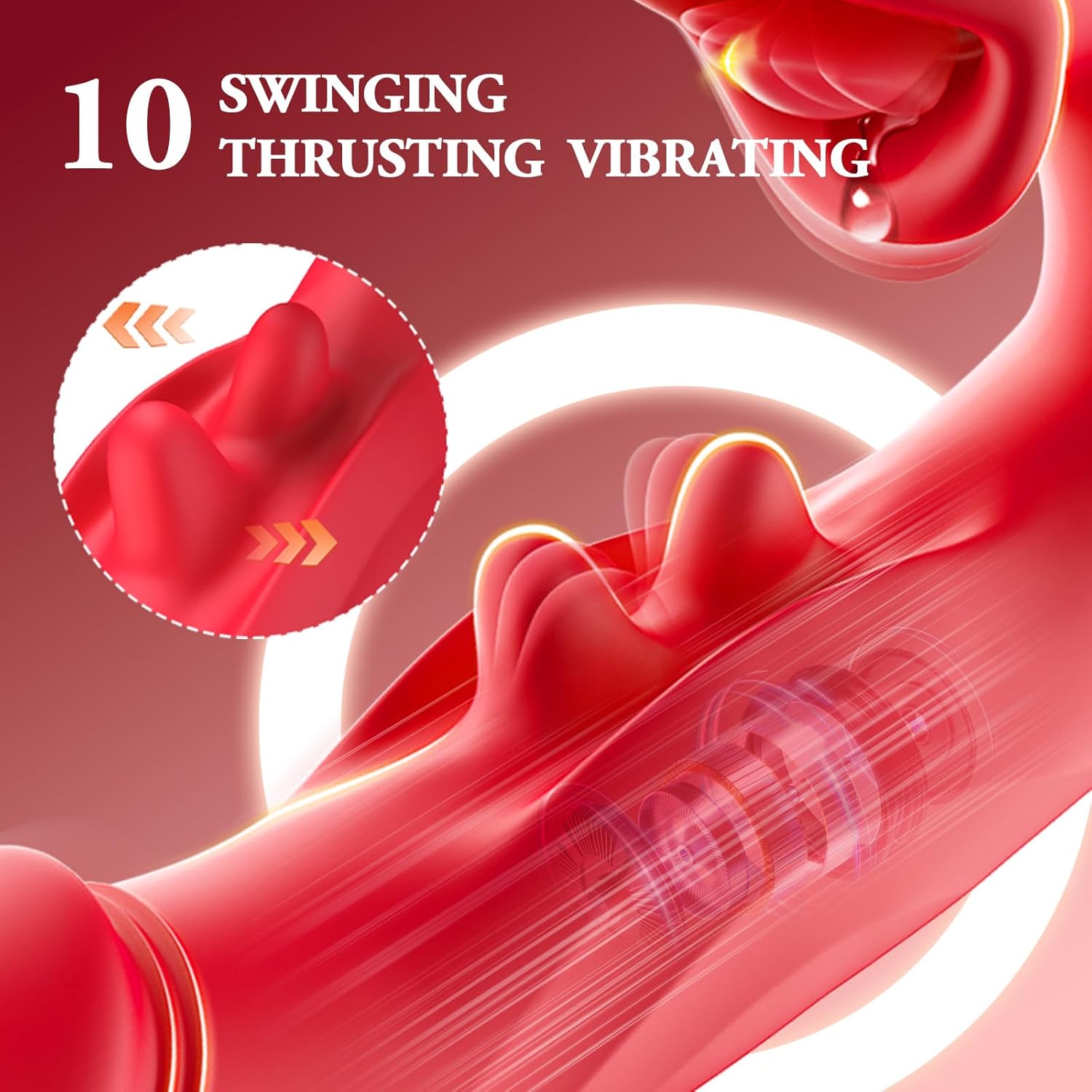Vibro rabbit triple stimulation de Keytuo
