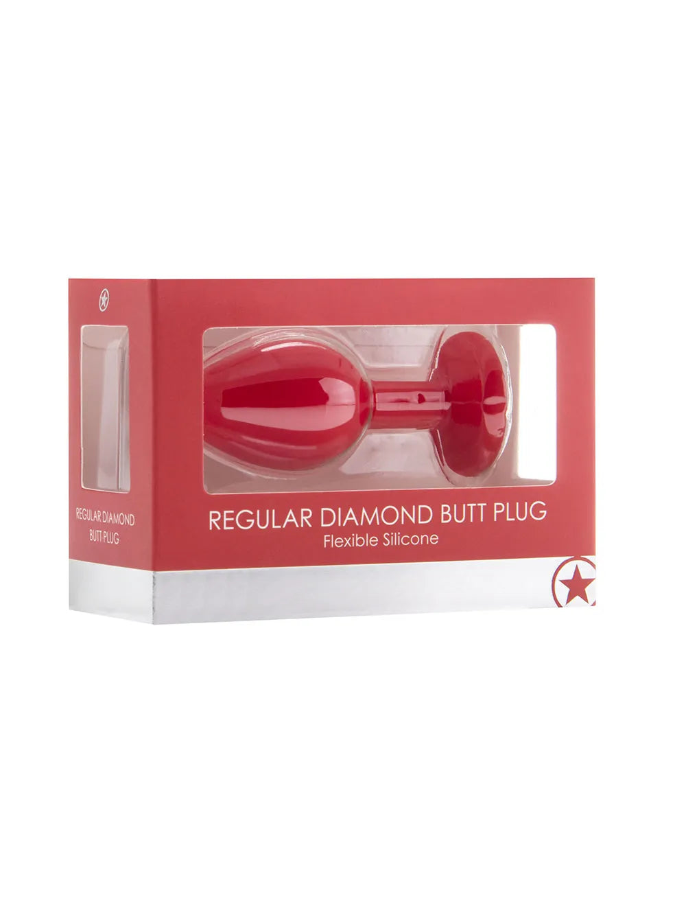 Plug anal silicone diamant