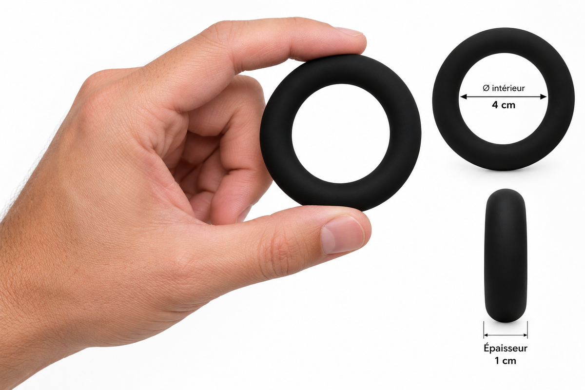 Cockring silicone simple taille M/L