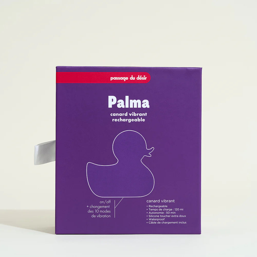 Palma, le canard vibrant en silicone