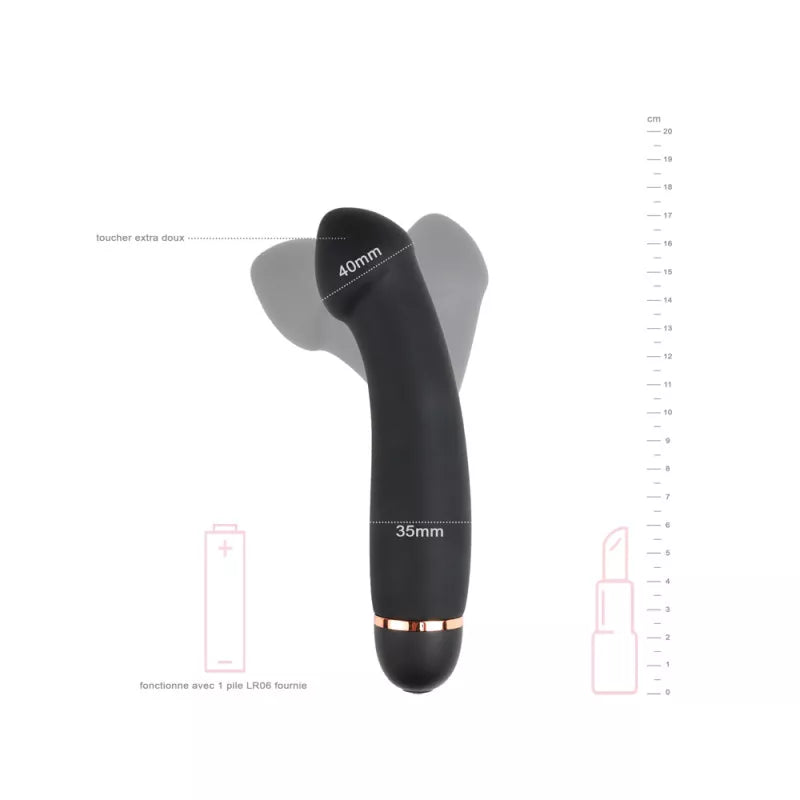 Vibromasseur essentiel noir