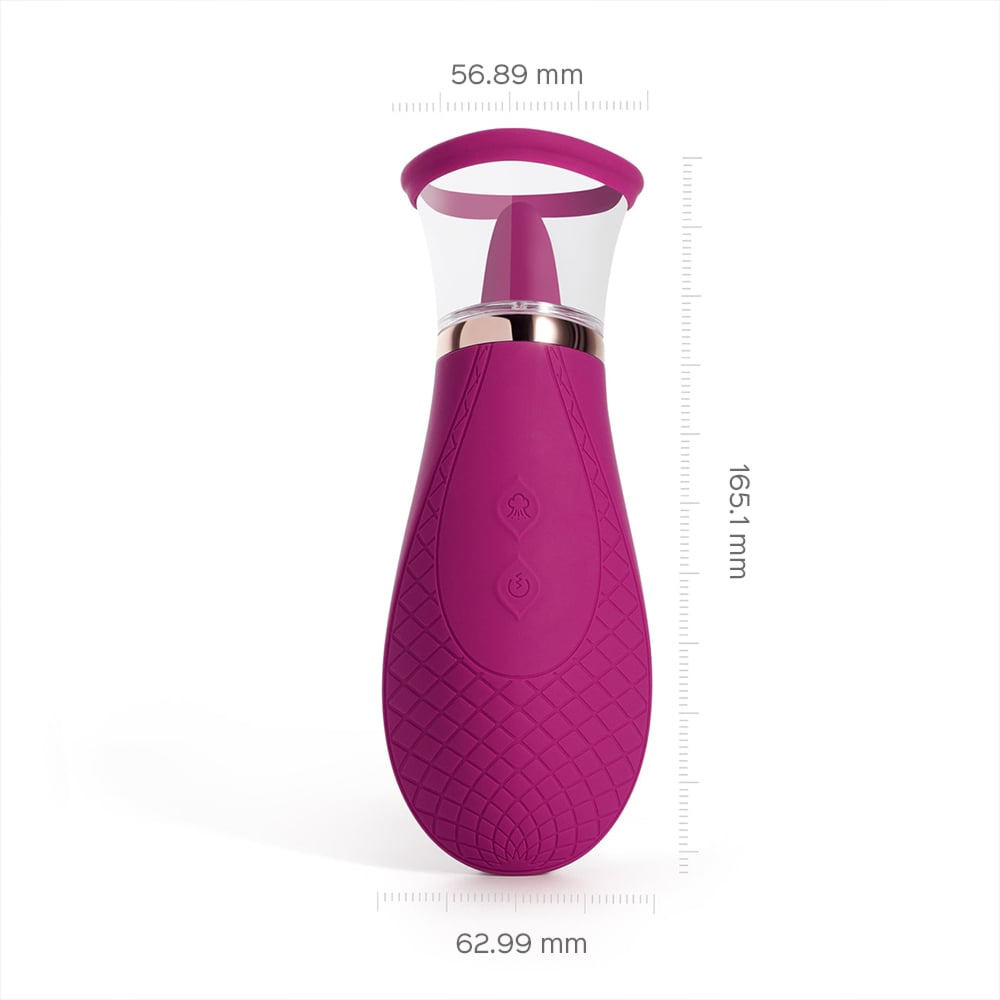 Scioness, Stimulateur de Pompe Clitoridien Avec Langue Vibrante