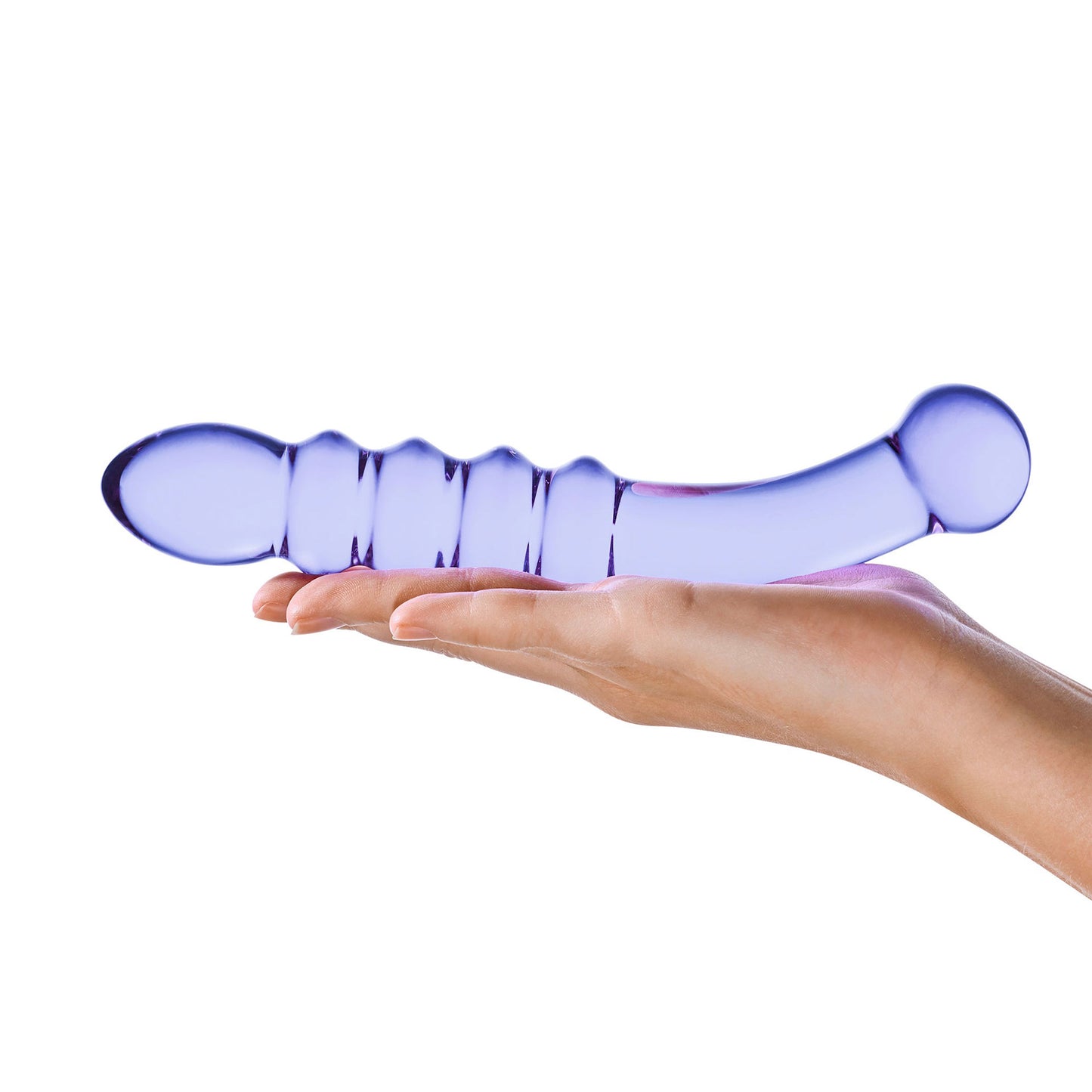 Double Dong en Verre Rain Ribbed