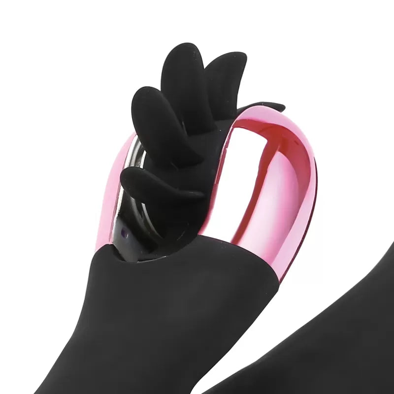 Vibromasseur Rabbit à rotation et langue clitoris