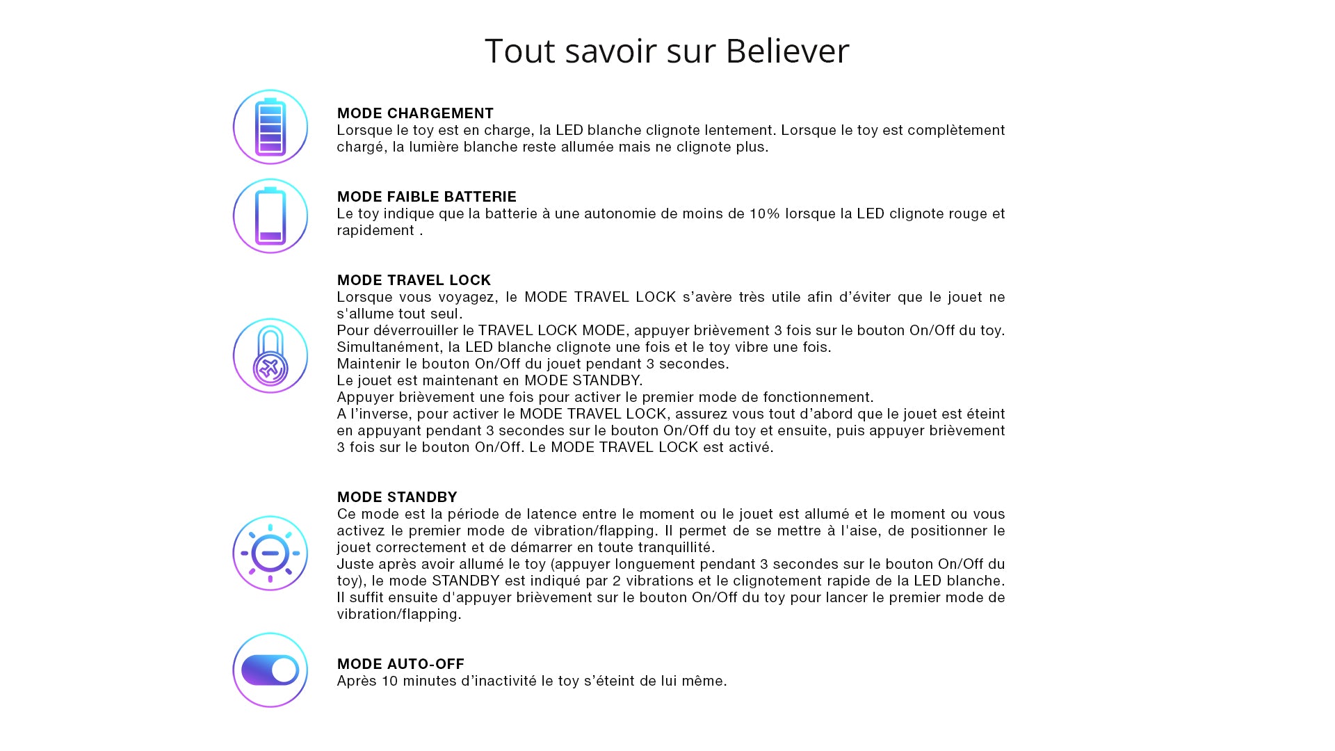 Stimulateur clitoridien Believer, compact et puissant