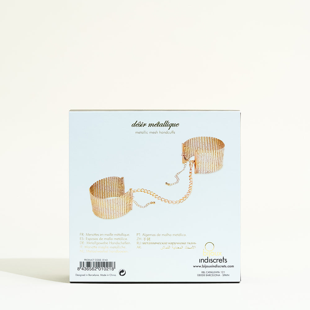 Menottes Désir Métallique Bijoux Indiscrets
