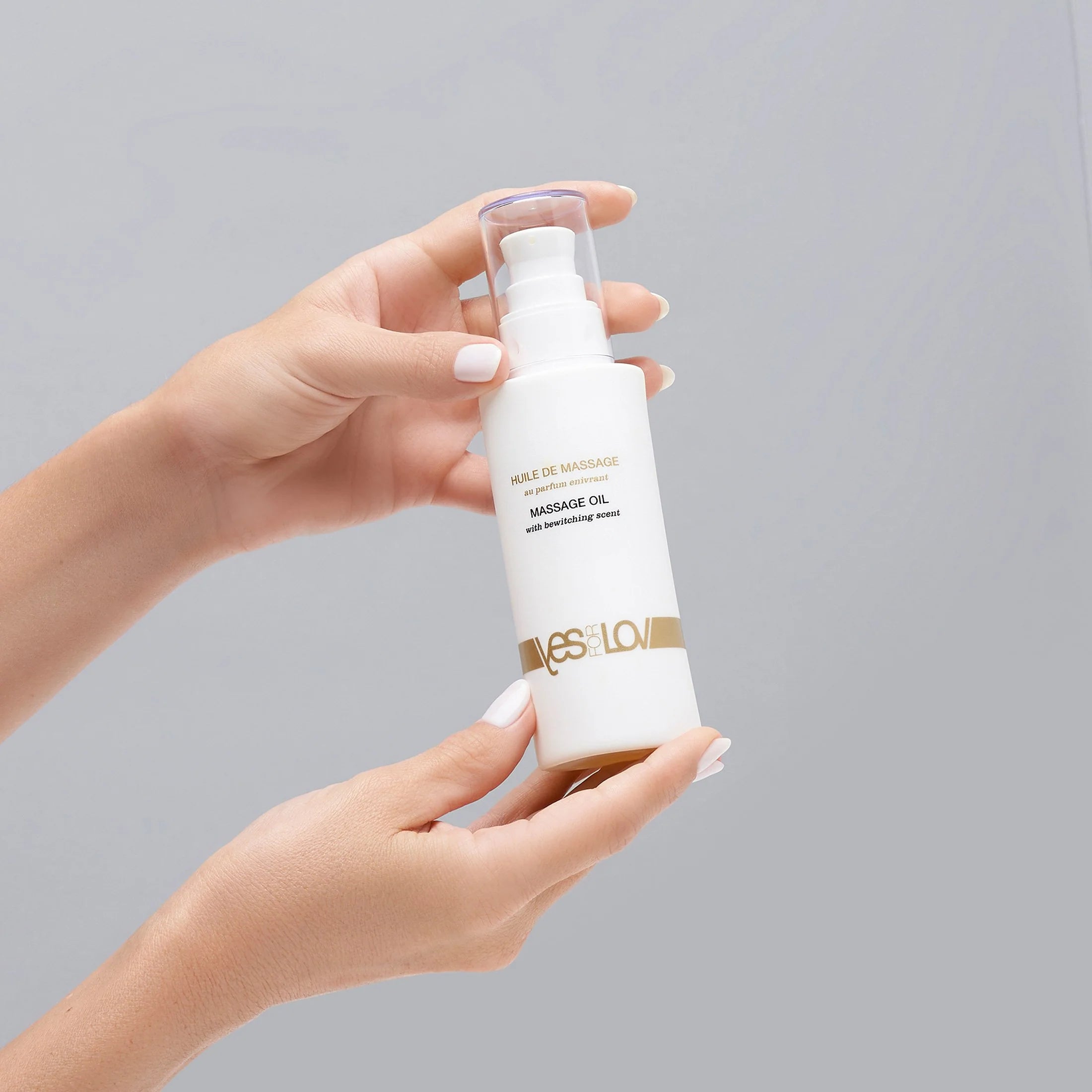 Huile de massage sensuelle au parfum enivrant