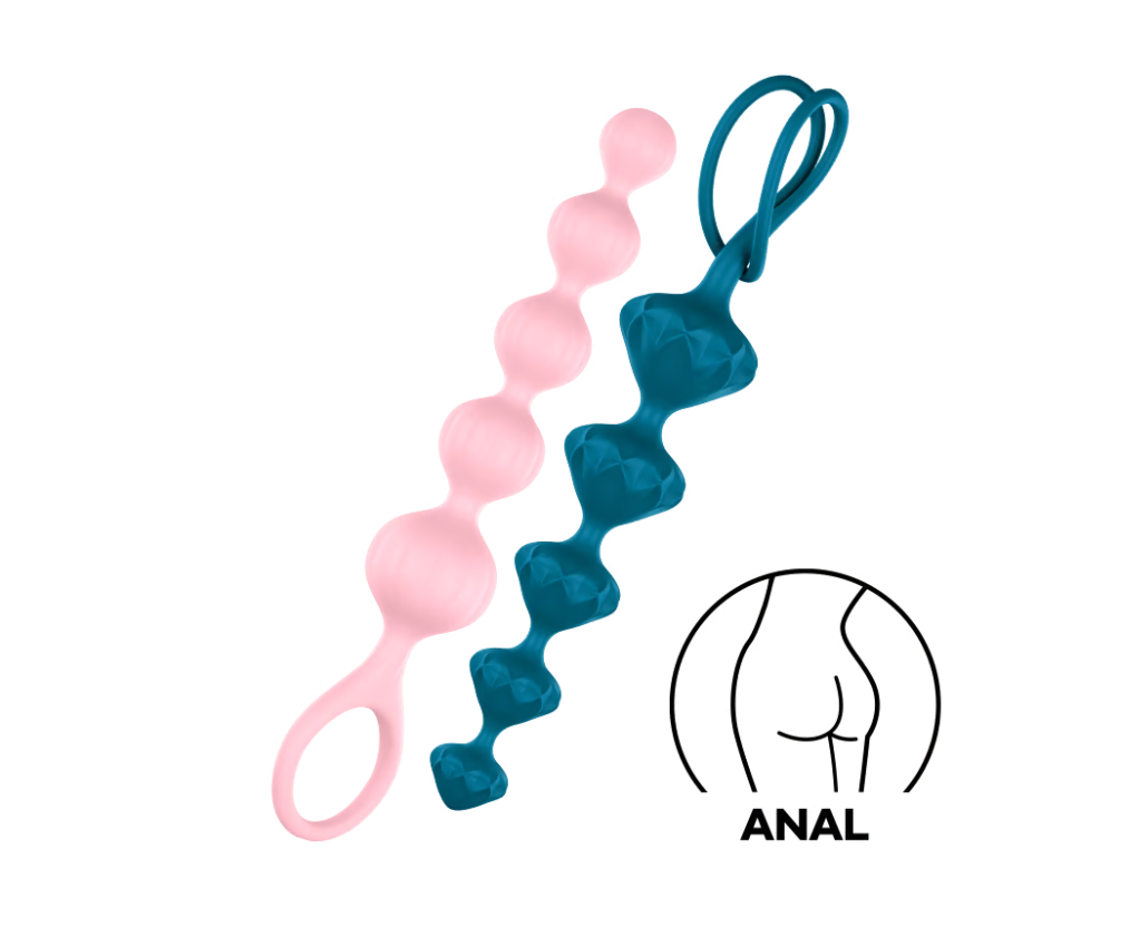 Kit 2 Chapelets Anal Love Beads