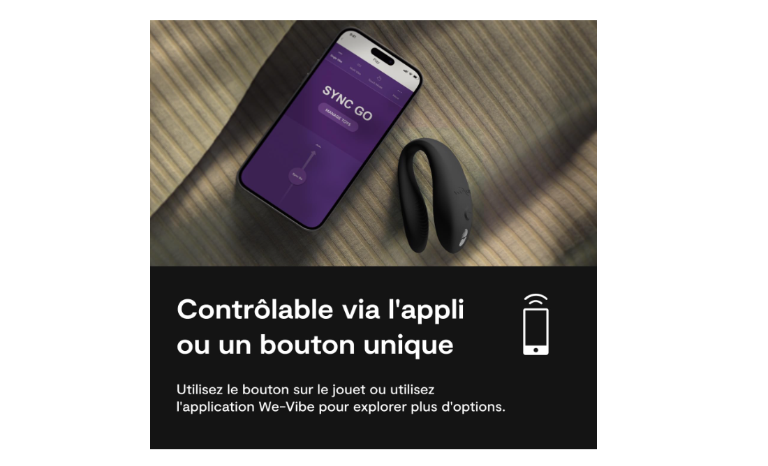 Sync Go, vibrateur pour couple connecté