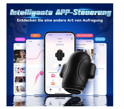 Tarian, masturbateur de pénis vibrant et connecté