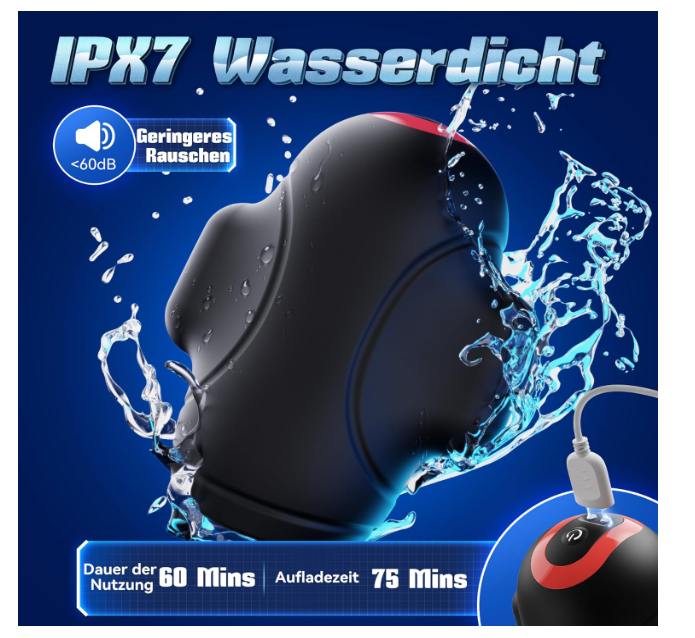 Tarian, masturbateur de pénis vibrant et connecté